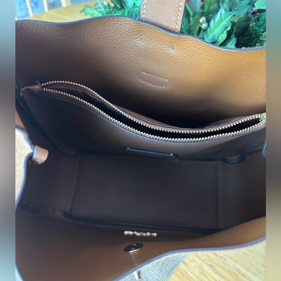Coach Tan Suede Shoulder Bag - Picture 13 of 13